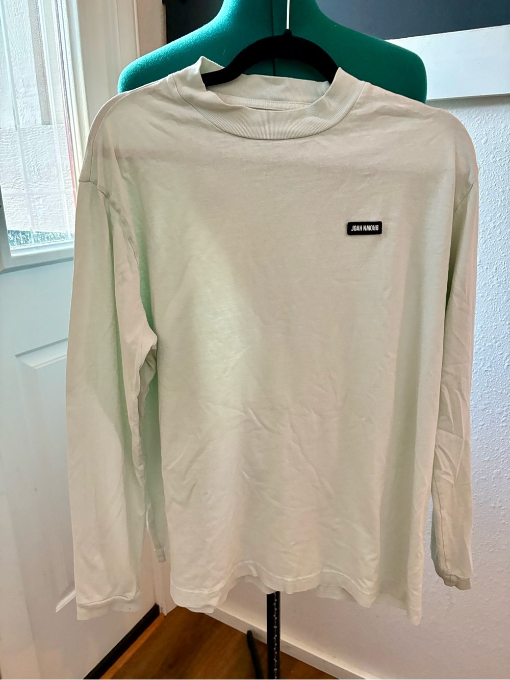 Joah Brown Long Sleeve Tee in Light Blue